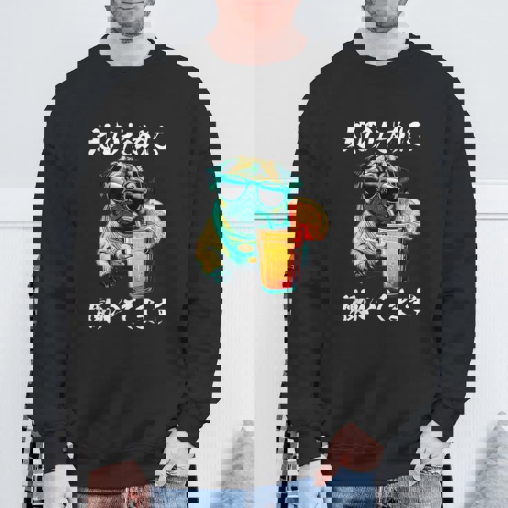 面白いtシャツ パグ イヌ わんこ メンズ 犬好き グッズ おもしろ 面白い 服 ネタ わんこ スウェットシャツ 高齢者への贈り物