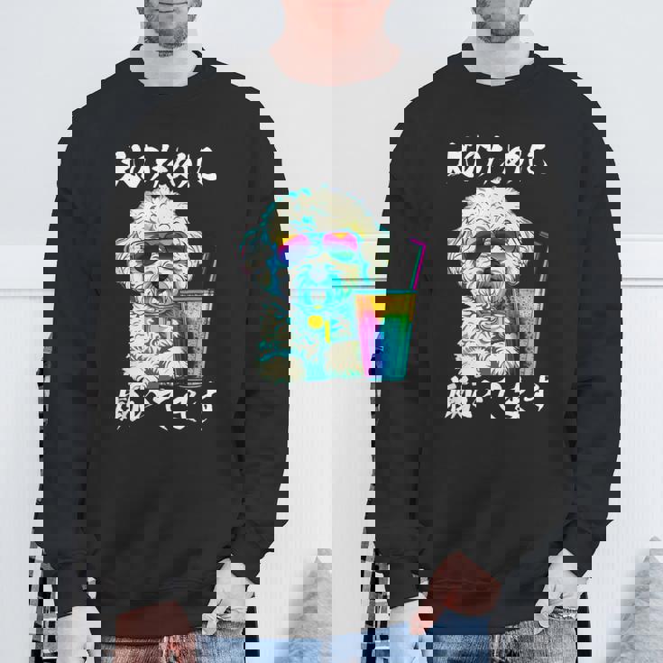 面白いtシャツ ビションフリーゼ イヌ わんこ メンズ 犬好き グッズ おもしろ 面白い 服 ネタ わんこ スウェットシャツ 高齢者への贈り物