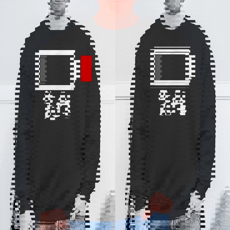 面白いtシャツ 先生 学校 電池残量 教師 おもしろ 服 ネタ メンズ おもしろグッズ 大人 ウケ スウェットシャツ 高齢者への贈り物