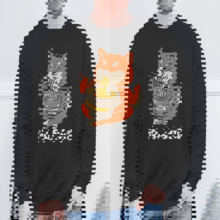 面白いtシャツ 犬 わんこ そば ラーメンメンズ 犬好き グッズ かわいい おもしろ 面白い 服 ネタ スウェットシャツ 高齢者への贈り物