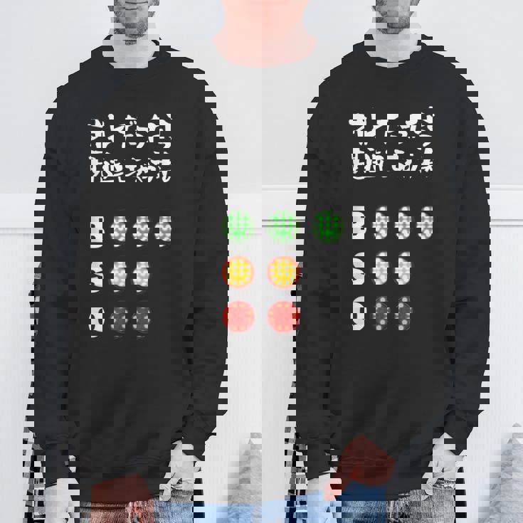 面白いtシャツ 野球 ベースボール カウント おもしろ 服 ネタ メンズ 野球部 おもしろグッズ 大人 子供 スウェットシャツ 高齢者への贈り物