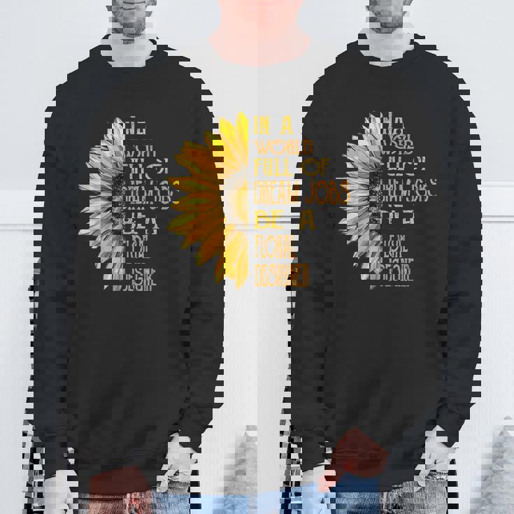 面白いひまわり柄シャツ 花柄デザイナーシャツ スウェットシャツ 高齢者への贈り物