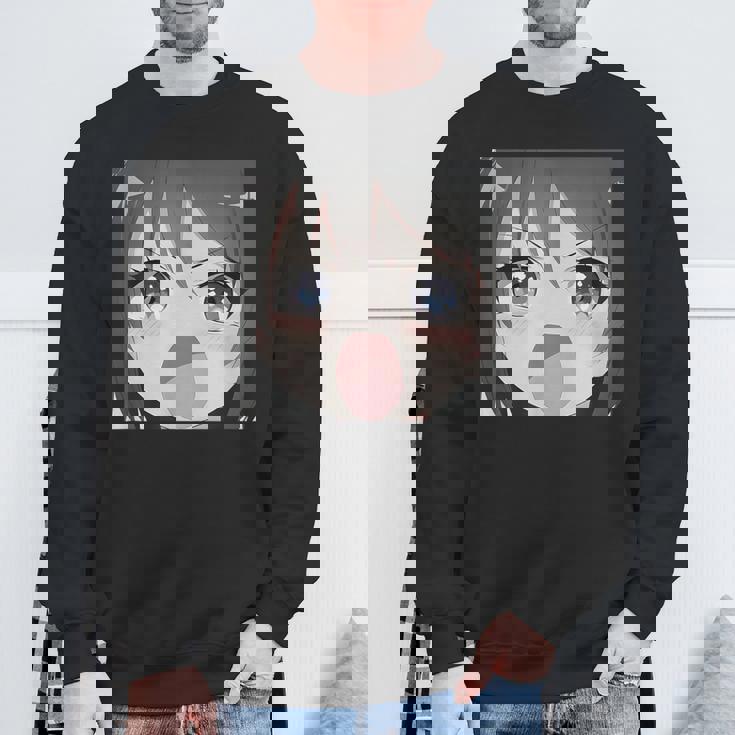 面白いカワイイガール 日本アニメ オタク スウェットシャツ 高齢者への贈り物