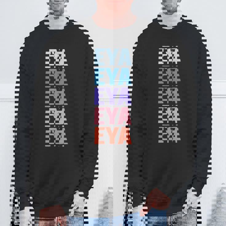 面白いギフト名 Eya 名前入り スウェットシャツ 高齢者への贈り物