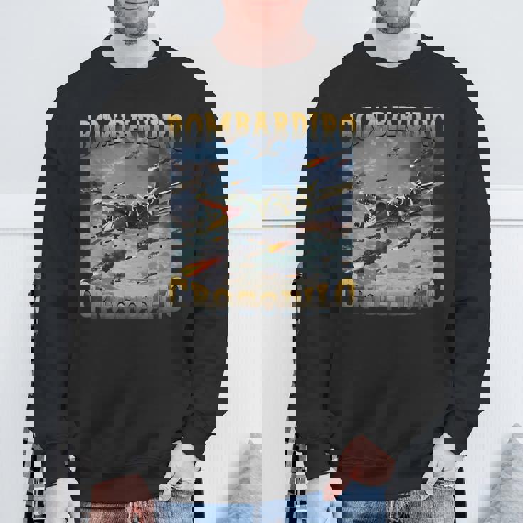 面白いクロコダイルミームボンバルディーロクロコダイルファニーブレインレッド スウェットシャツ 高齢者への贈り物