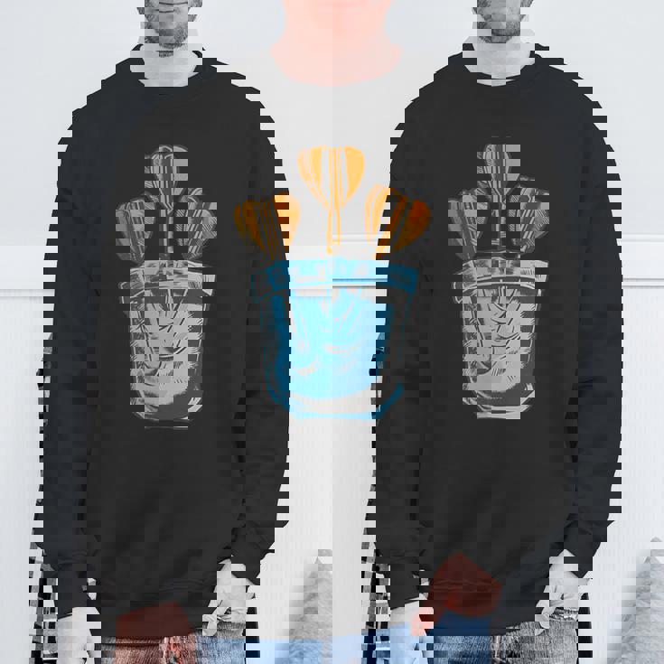 面白いダーツ Darts スウェットシャツ 高齢者への贈り物