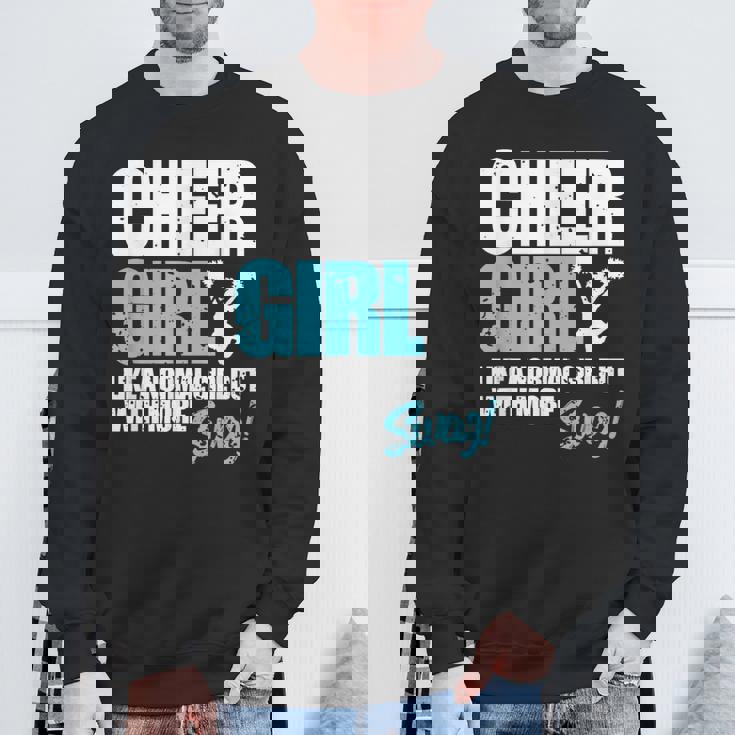 面白いチアリーダーシャツ かわいいチアリーディングガールギフト スウェットシャツ 高齢者への贈り物