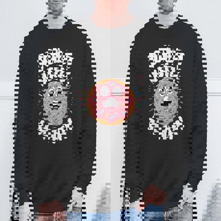 面白いドーナツしゃれ スウェットシャツ 高齢者への贈り物