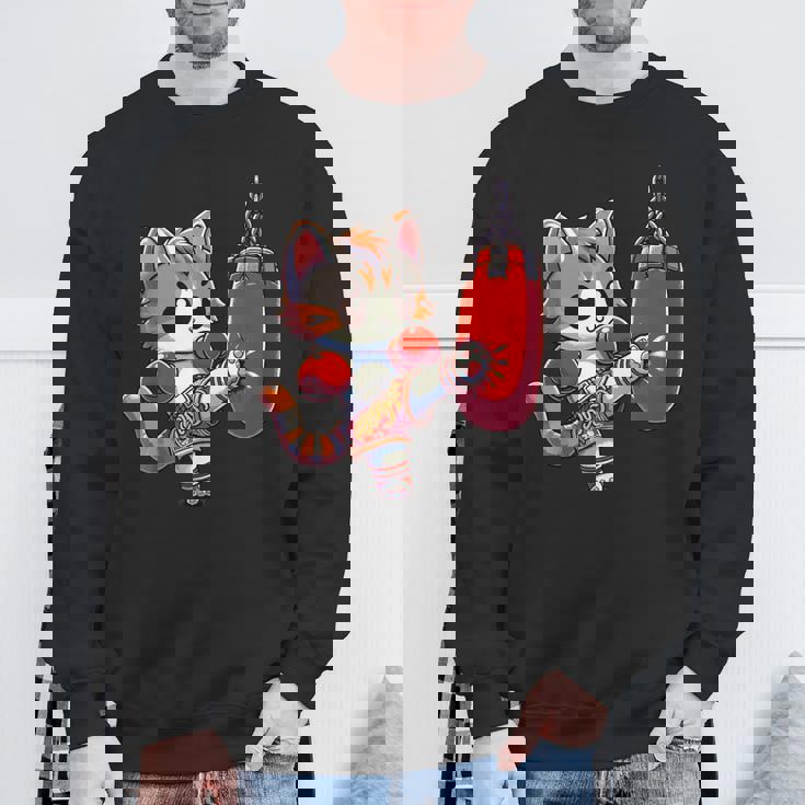 面白いムエタイ スウェットシャツ 高齢者への贈り物