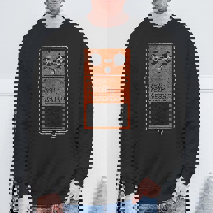 面白いリアリティディストーションエフェクトペダル スウェットシャツ 高齢者への贈り物