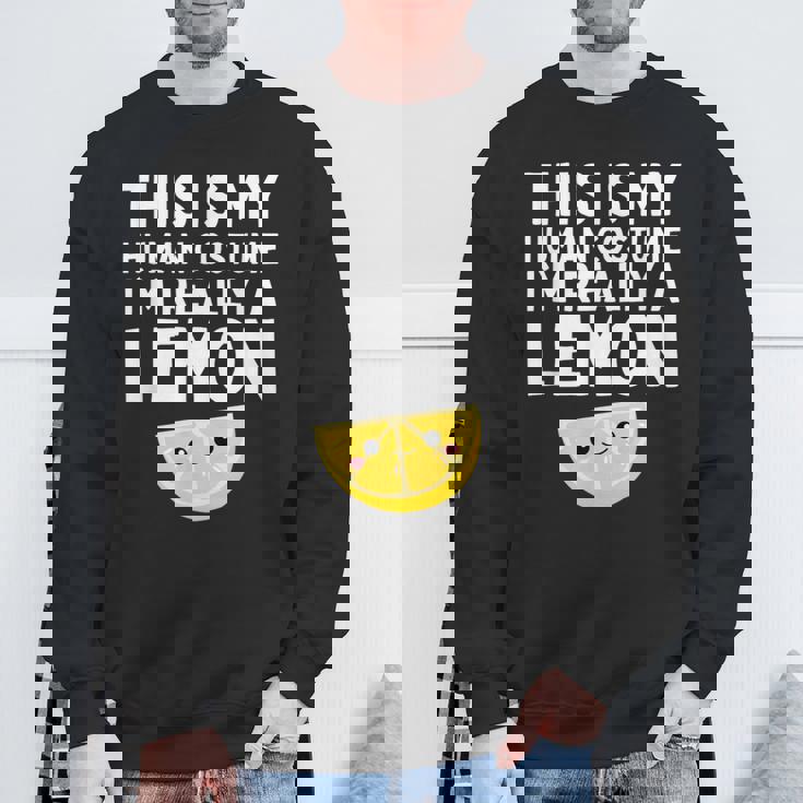 面白いレモンデザイン レモネード フルーツ愛好家 メンズ レディース キッズ スウェットシャツ 高齢者への贈り物