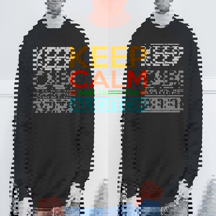 面白い監査人 スウェットシャツ 高齢者への贈り物