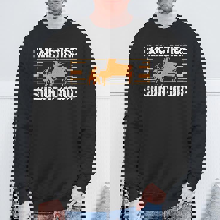 面白い音楽伴奏者 I Make Othersound Good Accompany スウェットシャツ 高齢者への贈り物