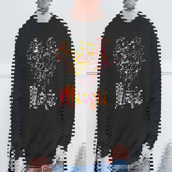 音楽家ギフト 楽器 音符 ト音記号 スウェットシャツ 高齢者への贈り物