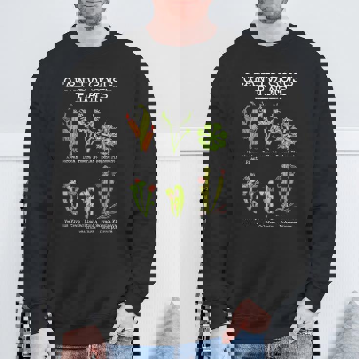 食虫植物 種 サラセニア ハエトリグサ スウェットシャツ 高齢者への贈り物