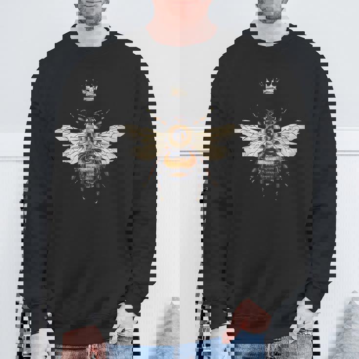 養蜂愛好家のためのモダンなフレンチ女王蜂。 スウェットシャツ 高齢者への贈り物
