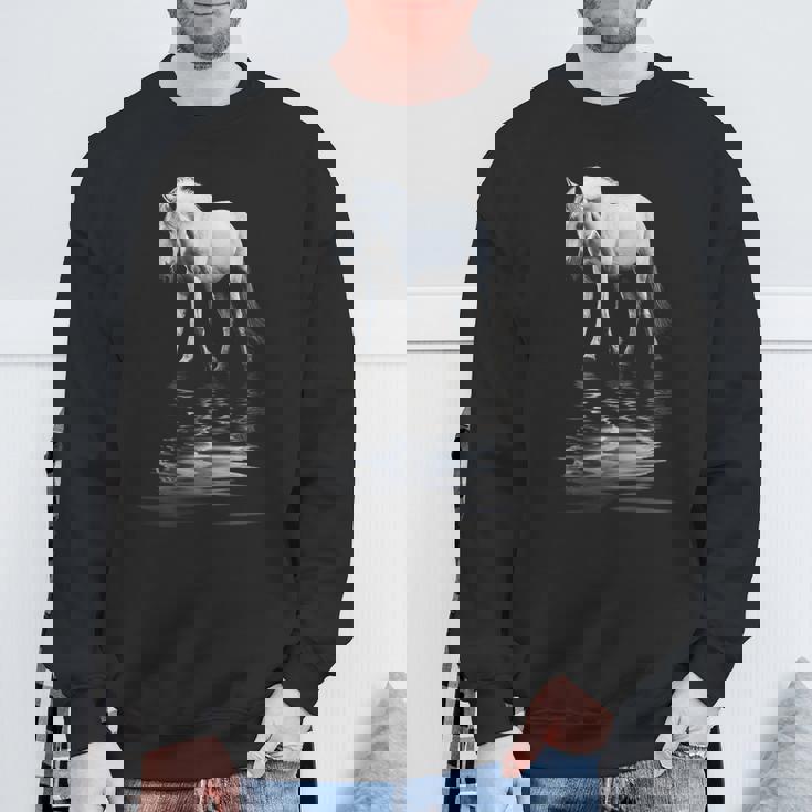 馬 動物 モチーフ アート 馬 スウェットシャツ 高齢者への贈り物