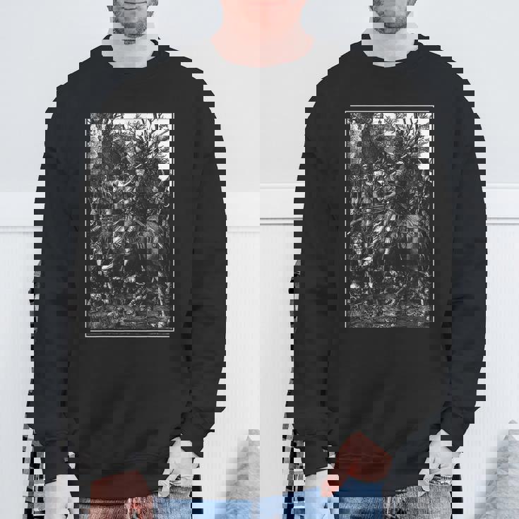 騎士、死と悪魔 1513 アルブレヒト・デューラー 銅彫刻 スウェットシャツ 高齢者への贈り物