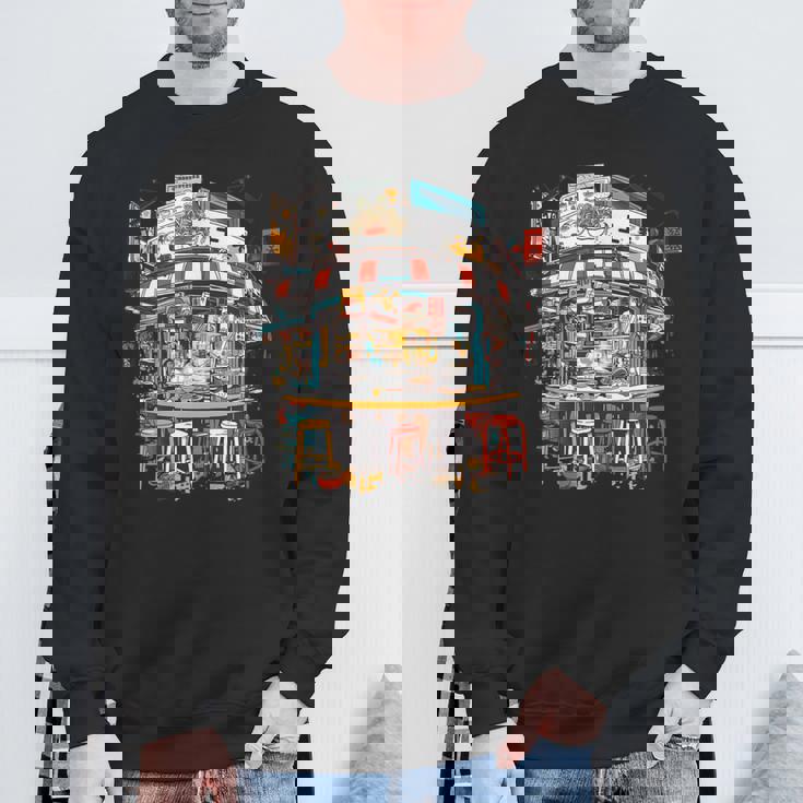 鮮やかな東京ラーメン屋 日本食好き カワイイオタク スウェットシャツ 高齢者への贈り物