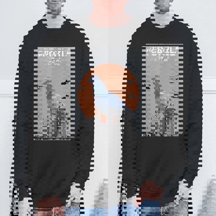 鳩 ハト おもしろ 鳥 動物 鳩 恋人 スウェットシャツ 高齢者への贈り物