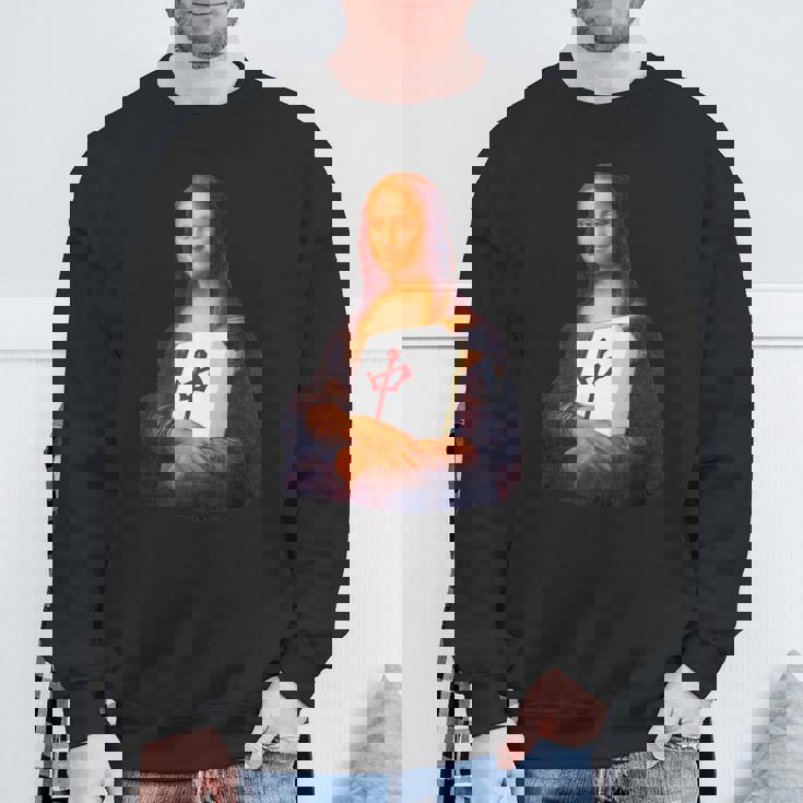 麻雀 牌 面白いtシャツ おもしろ モナリザ グッズ 服 面白い ネタ メンズ 中 スウェットシャツ 高齢者への贈り物