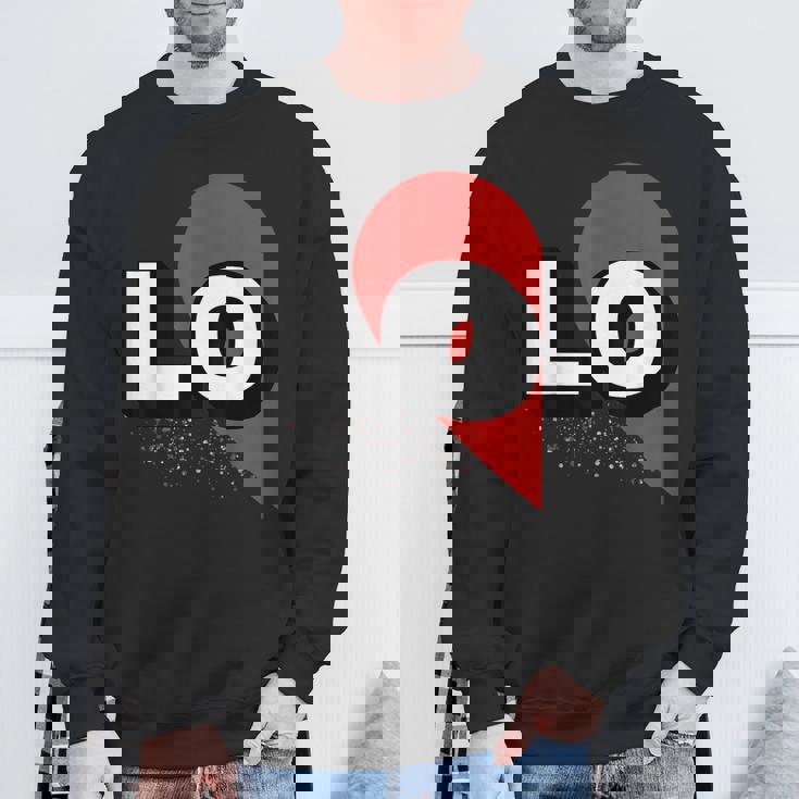 ２人で着るとハートが出来る Loveの文字になる 「Lo」カップル 恋人 スウェットシャツ 高齢者への贈り物