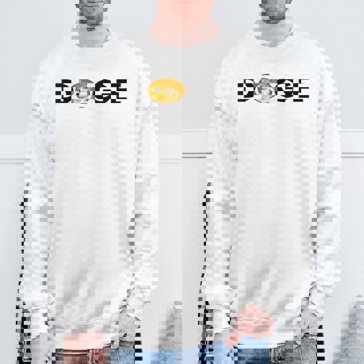 - Doge Dogecoin 暗号通貨 Fun Me Coin スウェットシャツ 高齢者への贈り物