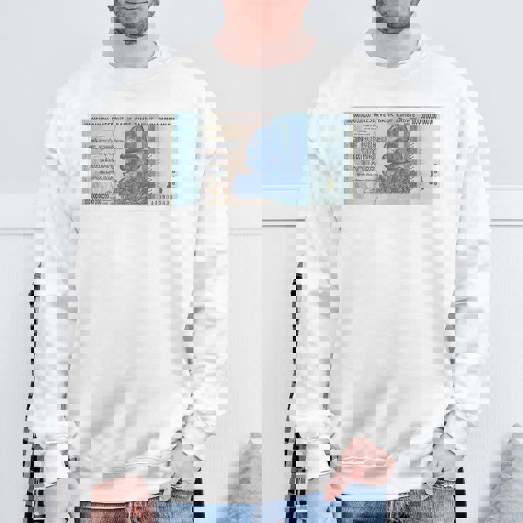 100兆 ジンバブエドル スウェットシャツ 高齢者への贈り物