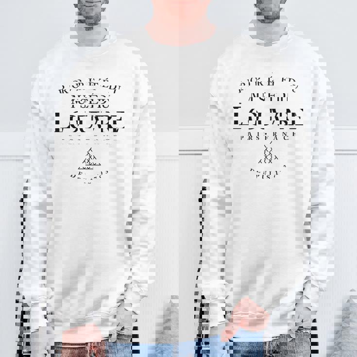 1793年創業のルーヴル美術館の財産 スウェットシャツ 高齢者への贈り物