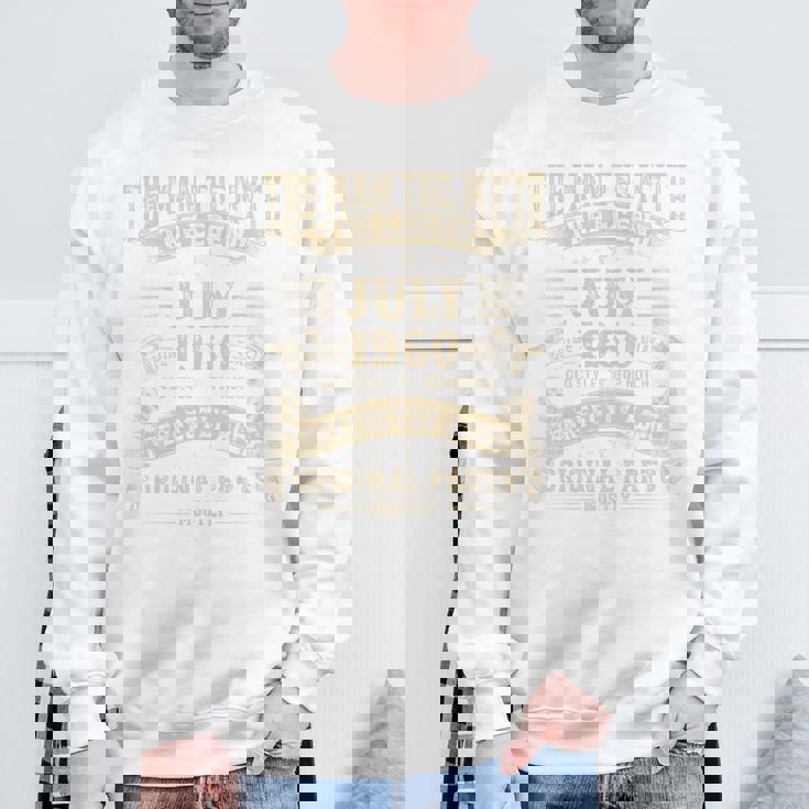 65歳の誕生日プレゼント 男性神話 1960年7月 長袖tシャツ スウェットシャツ 高齢者への贈り物