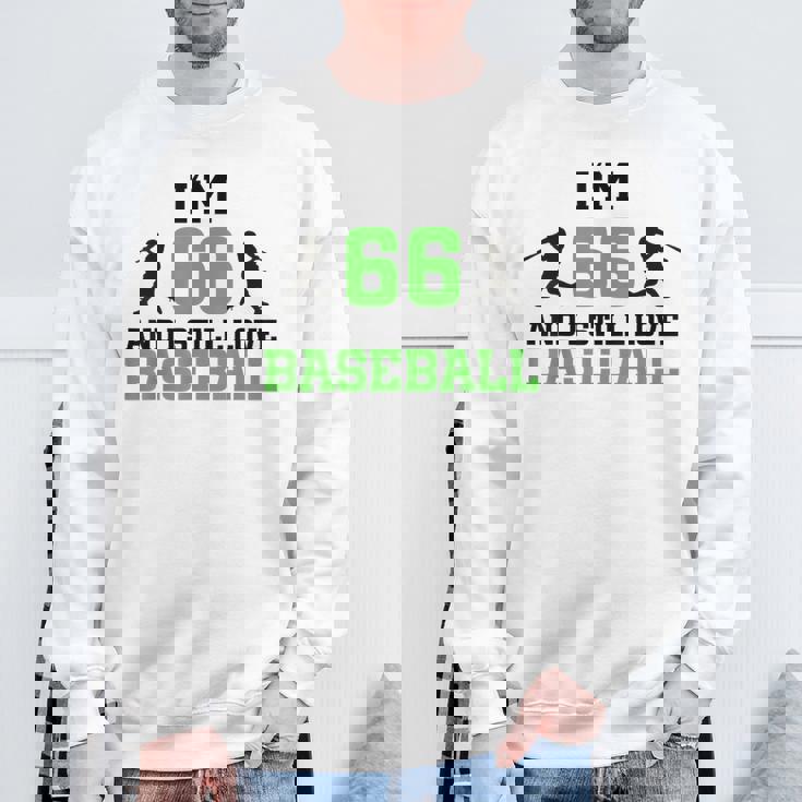 66歳の誕生日 野球 66歳 野球選手 誕生日 スウェットシャツ 高齢者への贈り物