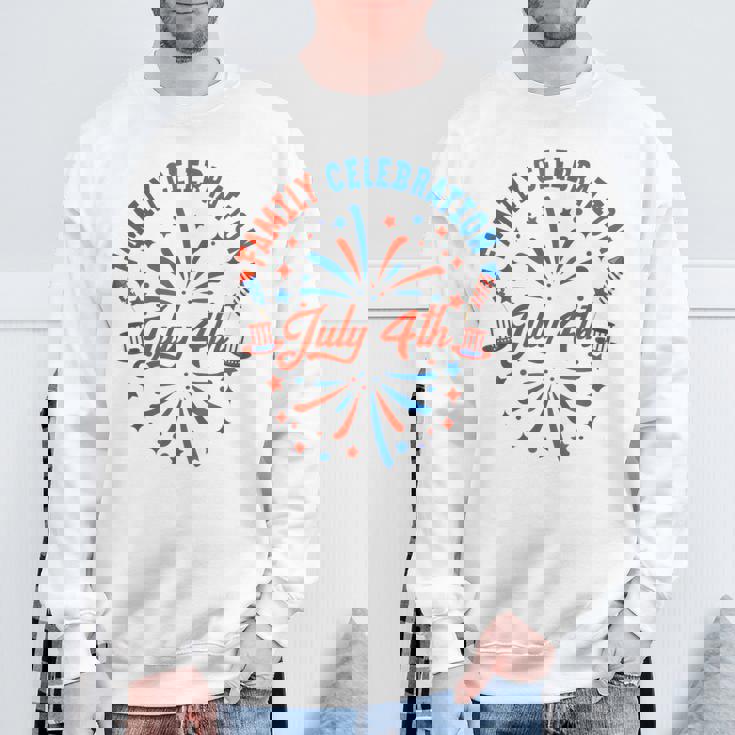 7月4日 家族祝 2024 おそろい ファミリー レトロ スウェットシャツ 高齢者への贈り物