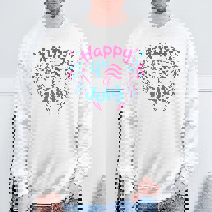 7月4日 花火監督 おかしな家族花火 スウェットシャツ 高齢者への贈り物