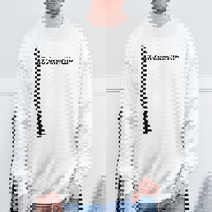 870 Owners Club シャツ Remington ショットガン 12ゲージ モスバーグ スウェットシャツ 高齢者への贈り物