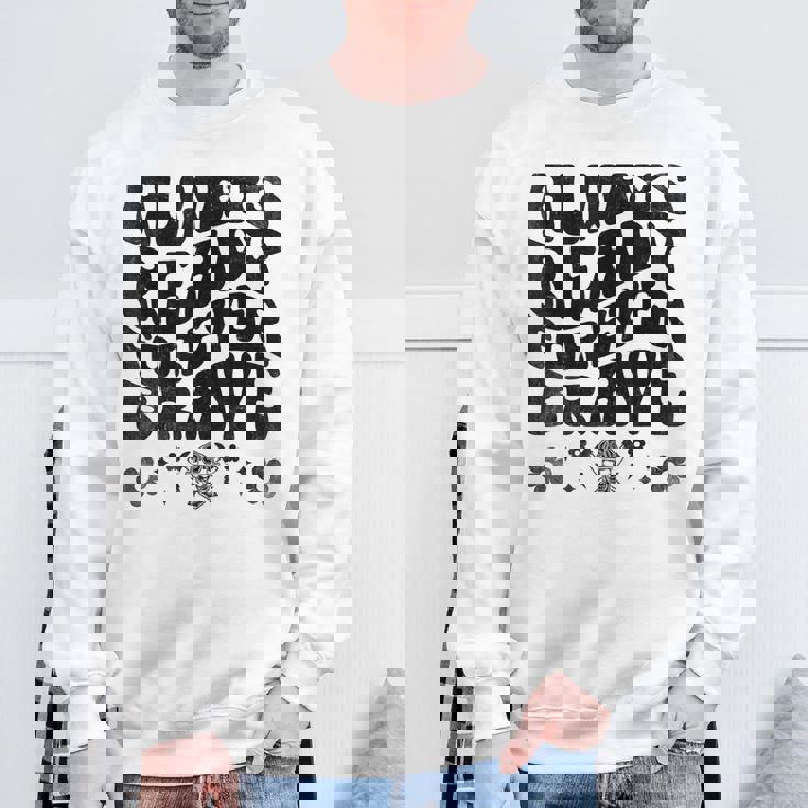 Always Ready Forever Brave 消防士 消防士 スウェットシャツ 高齢者への贈り物