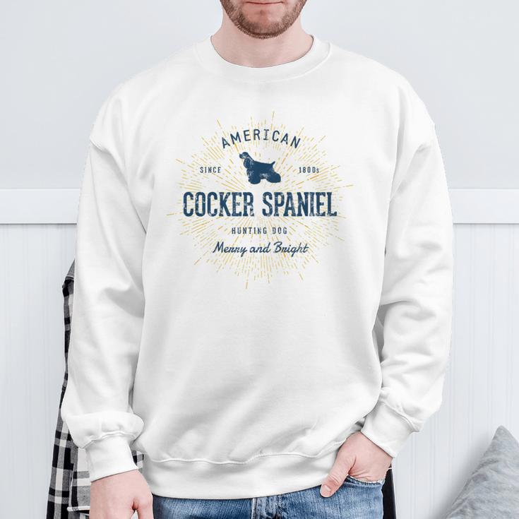 American Cockerpaniel ギフトヴィンテージアメリカン・コッカー・スパニエル スウェットシャツ 高齢者への贈り物