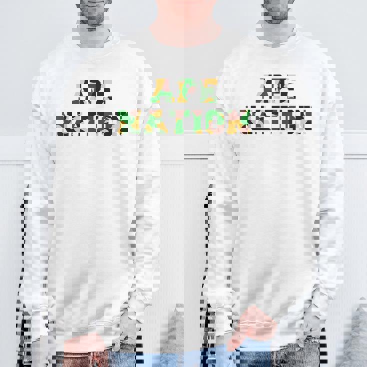 Apes Nation I Am Dumb Money ダイヤモンドエイプ Togethertronger スウェットシャツ 高齢者への贈り物