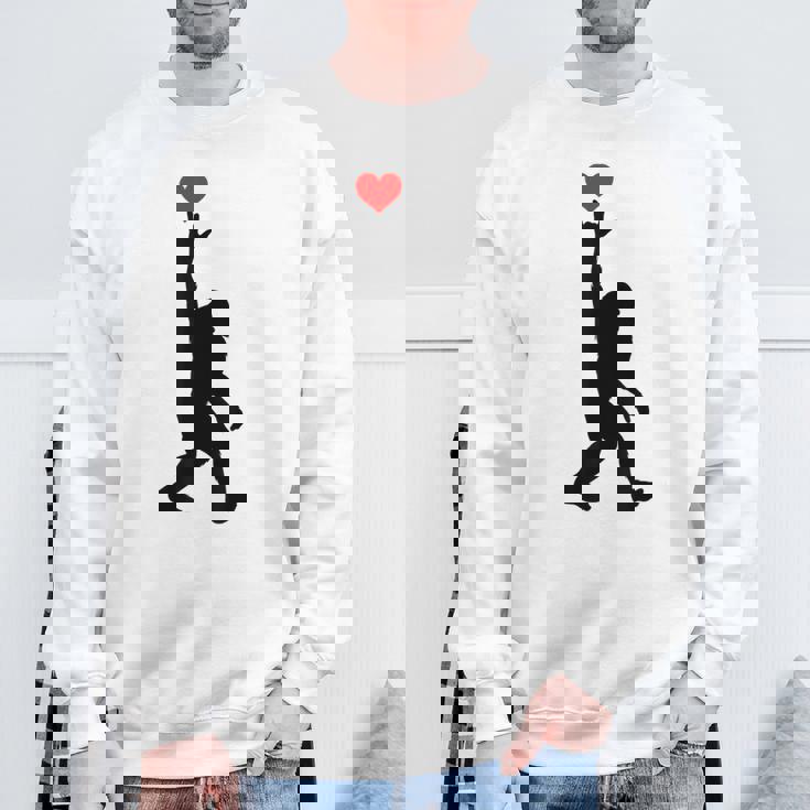 Asl Bigfoot I Love Youign Language Bigfoot I Love You Asl スウェットシャツ 高齢者への贈り物