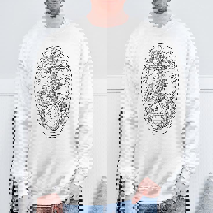 Azoth アゾット Rebis、バジル・バレンタイン、錬金術 Basilalentine スウェットシャツ 高齢者への贈り物