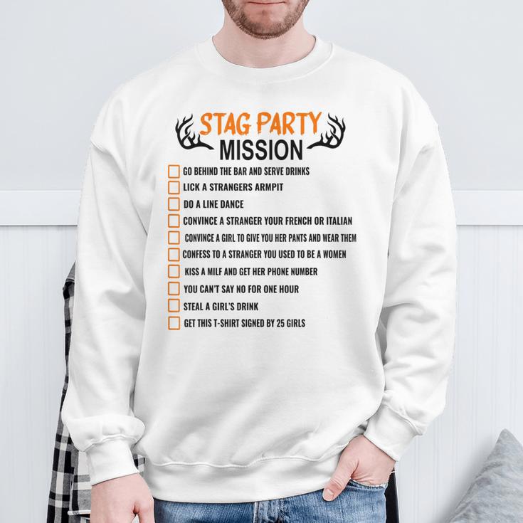 Bachelors Party Checklisttag Do Party Camisa de entrenamiento Regalos para ancianos