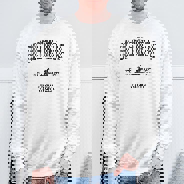 Bigtone Gap バージニアa ビンテージ スポーツデザイン ブラックプリント スウェットシャツ 高齢者への贈り物