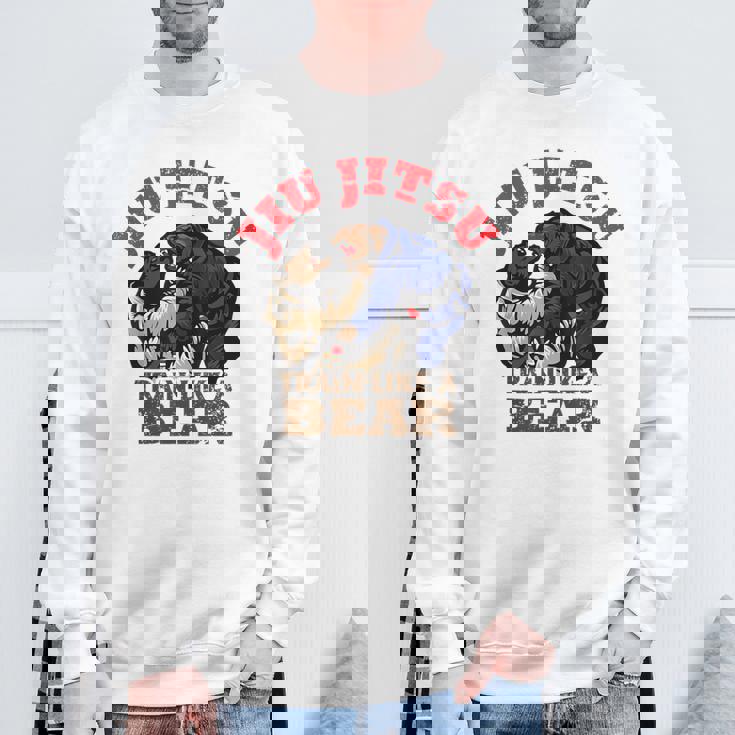 Bjj ブラジリアン柔術 クマのようにトレーニング スウェットシャツ 高齢者への贈り物