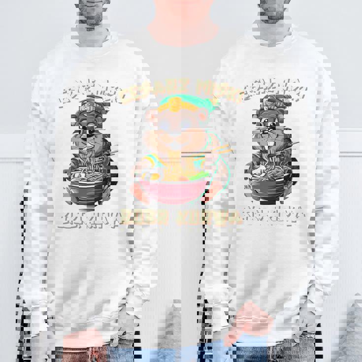 Bobr Kurwa Cesarz Miski ポーランド語 日本語 Bòbr Kurwa 長袖tシャツ スウェットシャツ 高齢者への贈り物