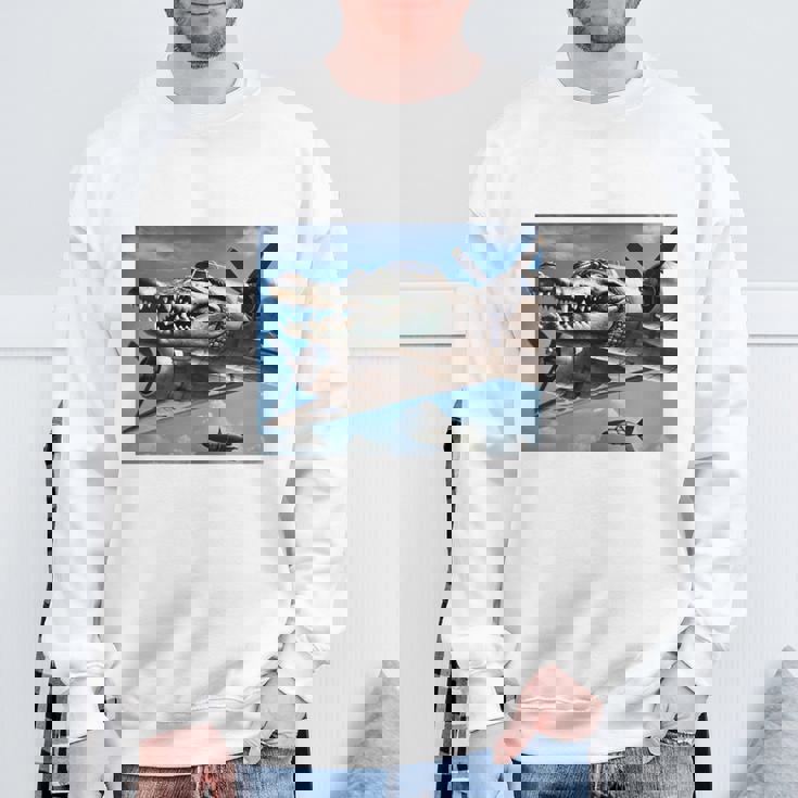 Bombardino Crocodilo イタリアンブレインロットミーム 長袖tシャツ スウェットシャツ 高齢者への贈り物