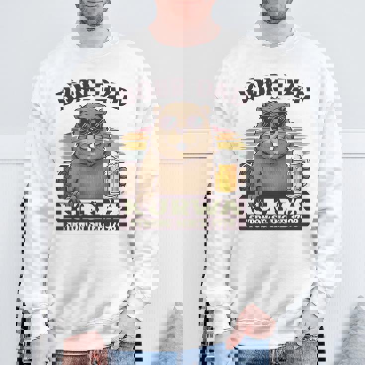 Bòbr Dad Kurwatrongince 1978 Bòbr Kurwa Birthday 長袖tシャツ スウェットシャツ 高齢者への贈り物