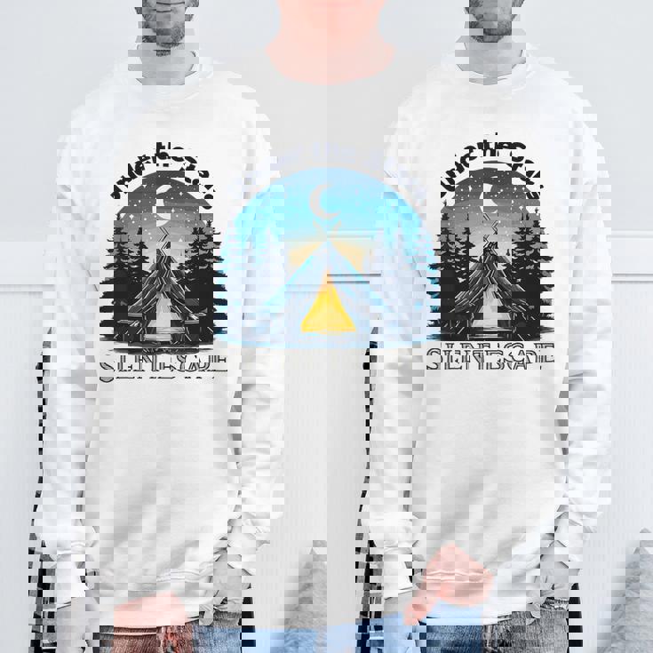 Campingtars タイムアウト リラックス ホリデー キャンプ キャンパー 自然 スウェットシャツ 高齢者への贈り物