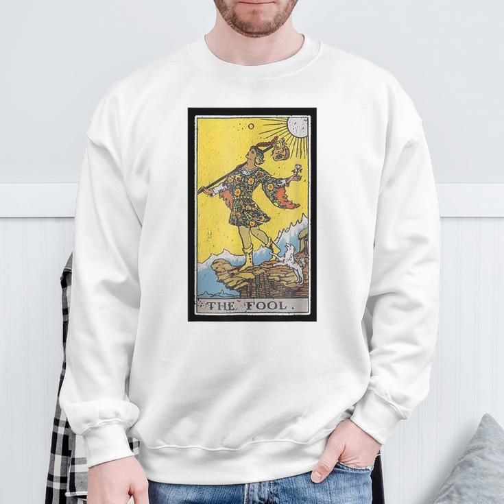 Carta Del Tarot El Loco Camisa de entrenamiento Regalos para ancianos