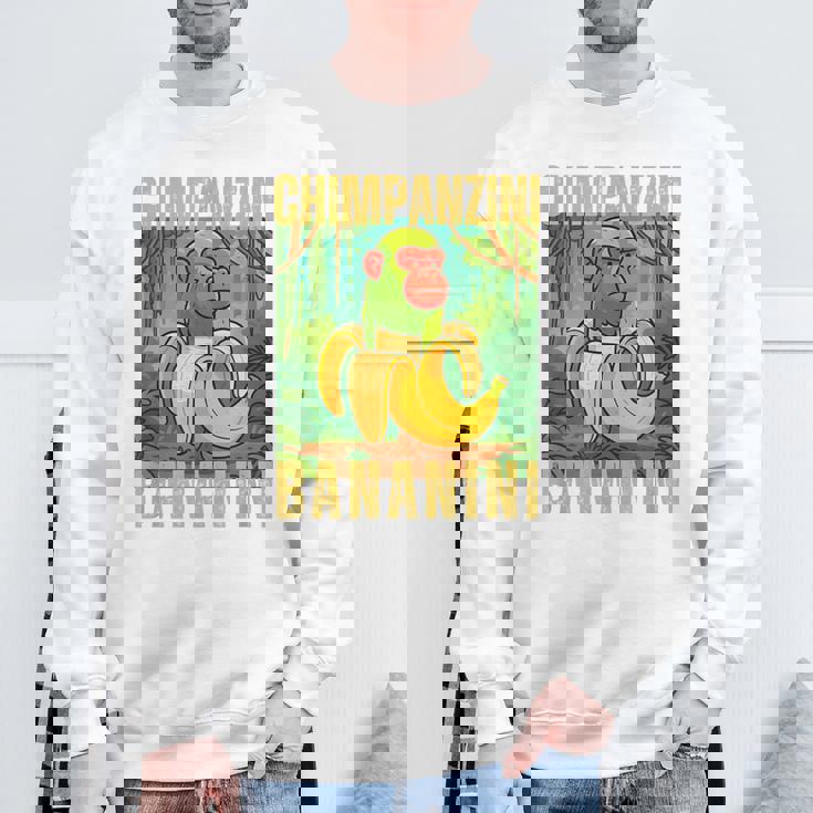 Chimpanzini Bananini Italian Brainrot スウェットシャツ 高齢者への贈り物