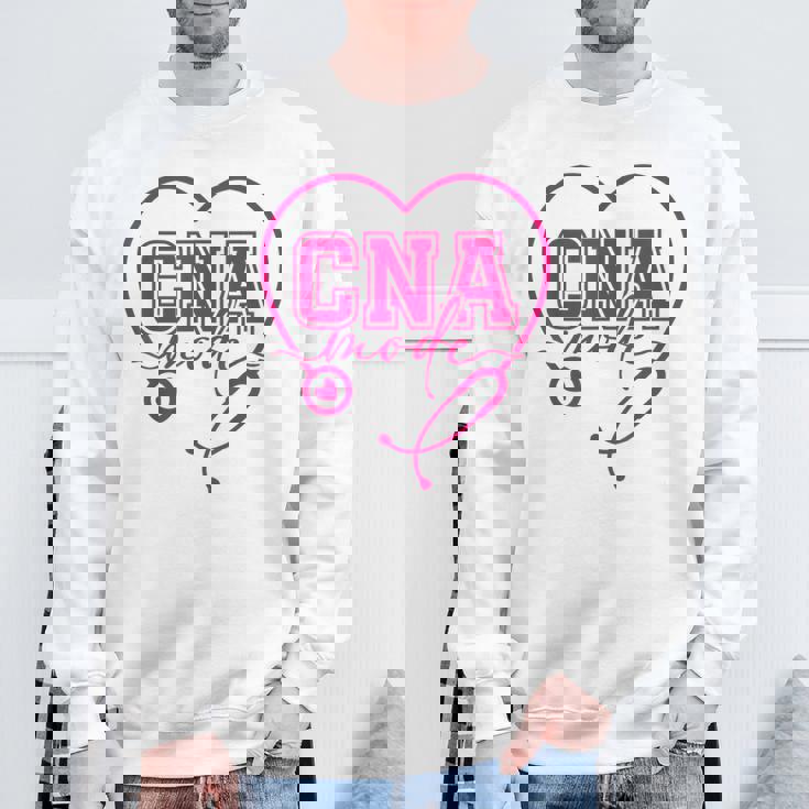 Cna認定看護助手患者ヘルスケア ピンク スウェットシャツ 高齢者への贈り物