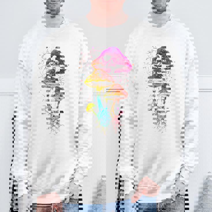 Colorful Minimalic Drippingkull 長袖tシャツ スウェットシャツ 高齢者への贈り物